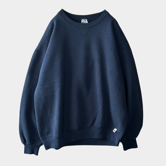 90's Russell Athletic ラッセル プレーンスウェット 紺 (XL)/B3315S-SO