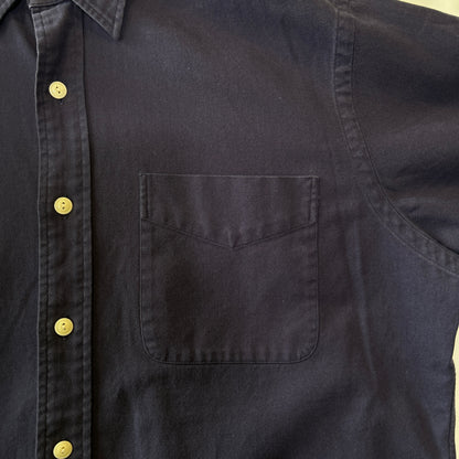 90's Polo by Ralph Lauren ラルフ　"Lowell Sport" コットンヘリンボーンシャツ(M)/C1431SH-SO