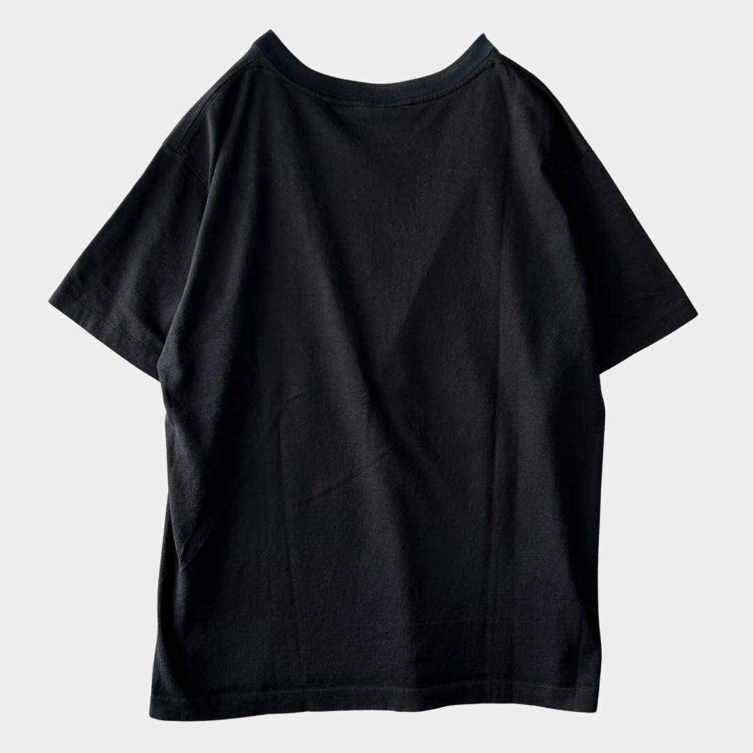 90's Stussy ステューシー ヘリコプター グラフィックTシャツ 黒 (L)/C0937T-SO