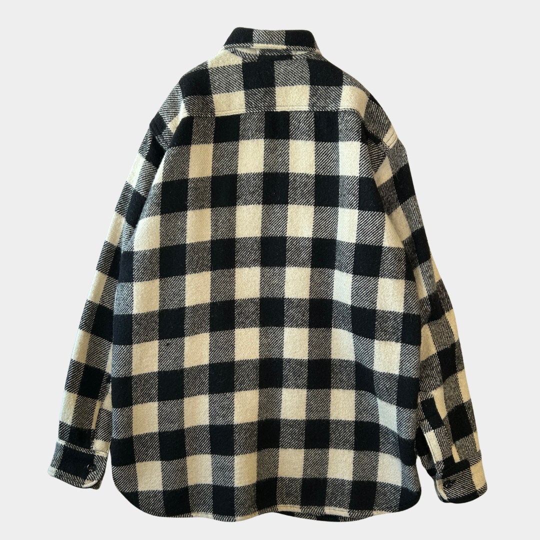 60's PILGRIM ピルグリム バッファローチェックシャツ マチ付き ブロックチェック　/C0626SH-SO