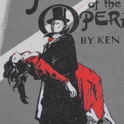 90's THE PHANTOM OF THE OPERA オペラ座の怪人Tシャツ 白 (L)/A3535T-SO