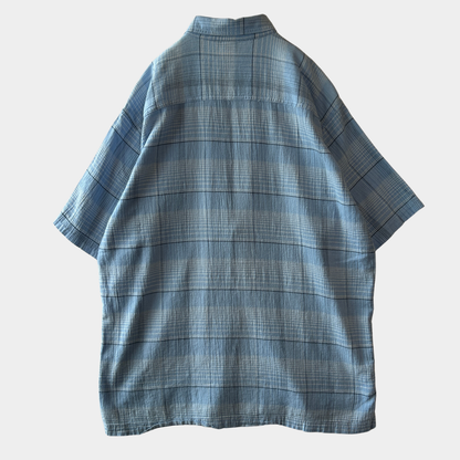 09 Patagonia パタゴニア Men's A/Cシャツ チェックシャツ ブルー(L)/C1316SH-SO
