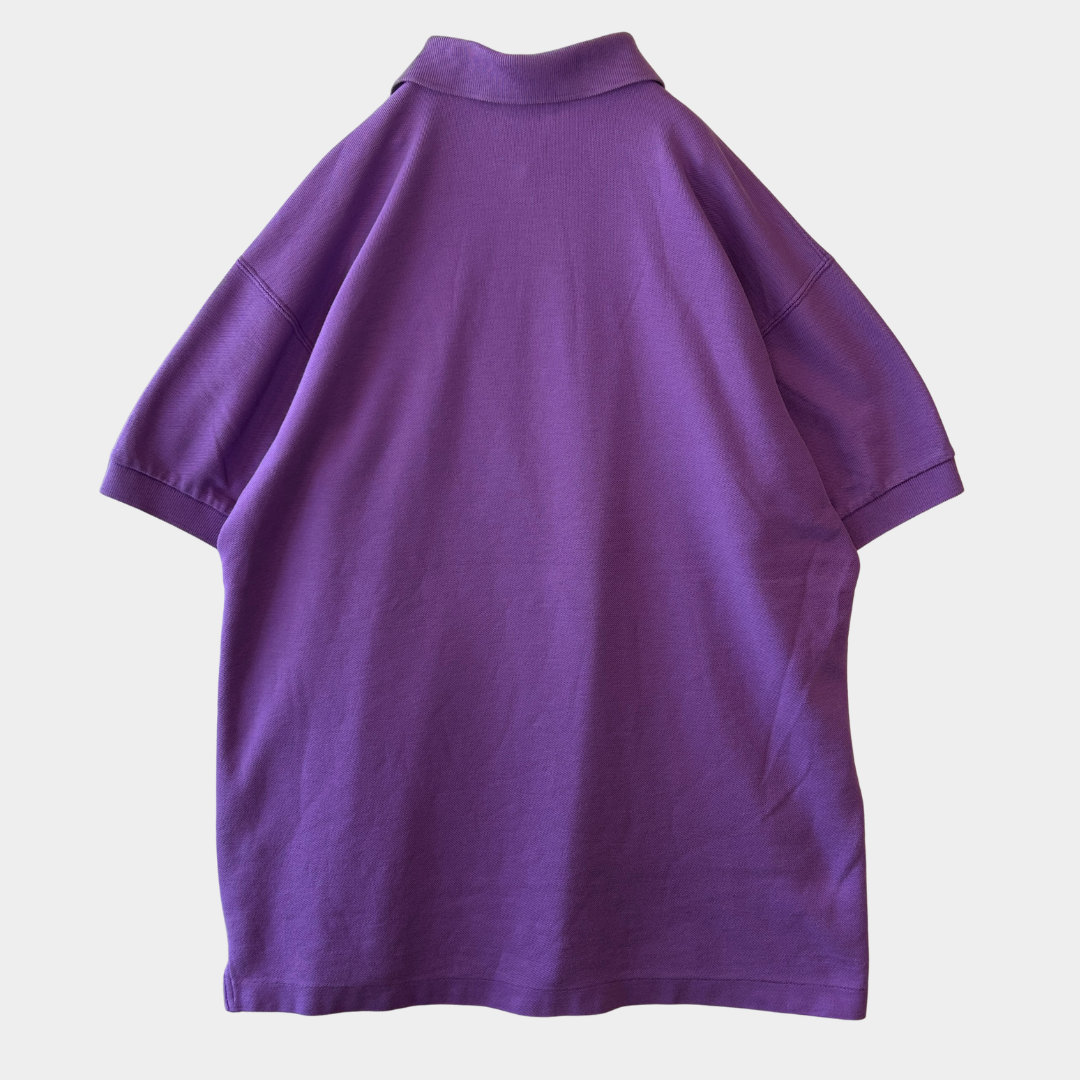 90's Patagonia パタゴニア 鹿の子ポロシャツ コットン パープル(M)/B2812T-SO