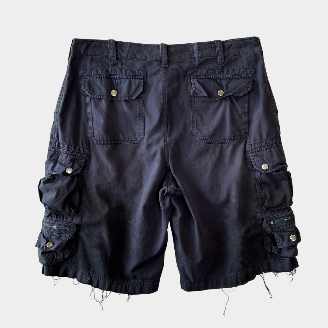 Polo by Ralph Lauren ラルフローレン コットン カーゴショーツ ハーフパンツ 製品染め ネイビー(34)/C1037P-SO