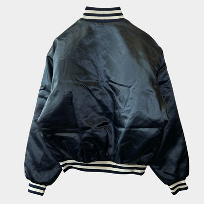 90's Swingster U.S.NAVY ナイロンスタジャン ミリタリー 紺(L)/A8364O-SO