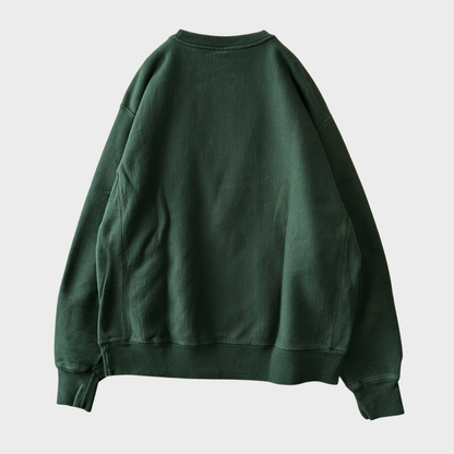 Champion Reverse Weave US企画 リバースウィーブ NOTRE DAME カレッジスウェット 深緑 (L) /B4128R-SO