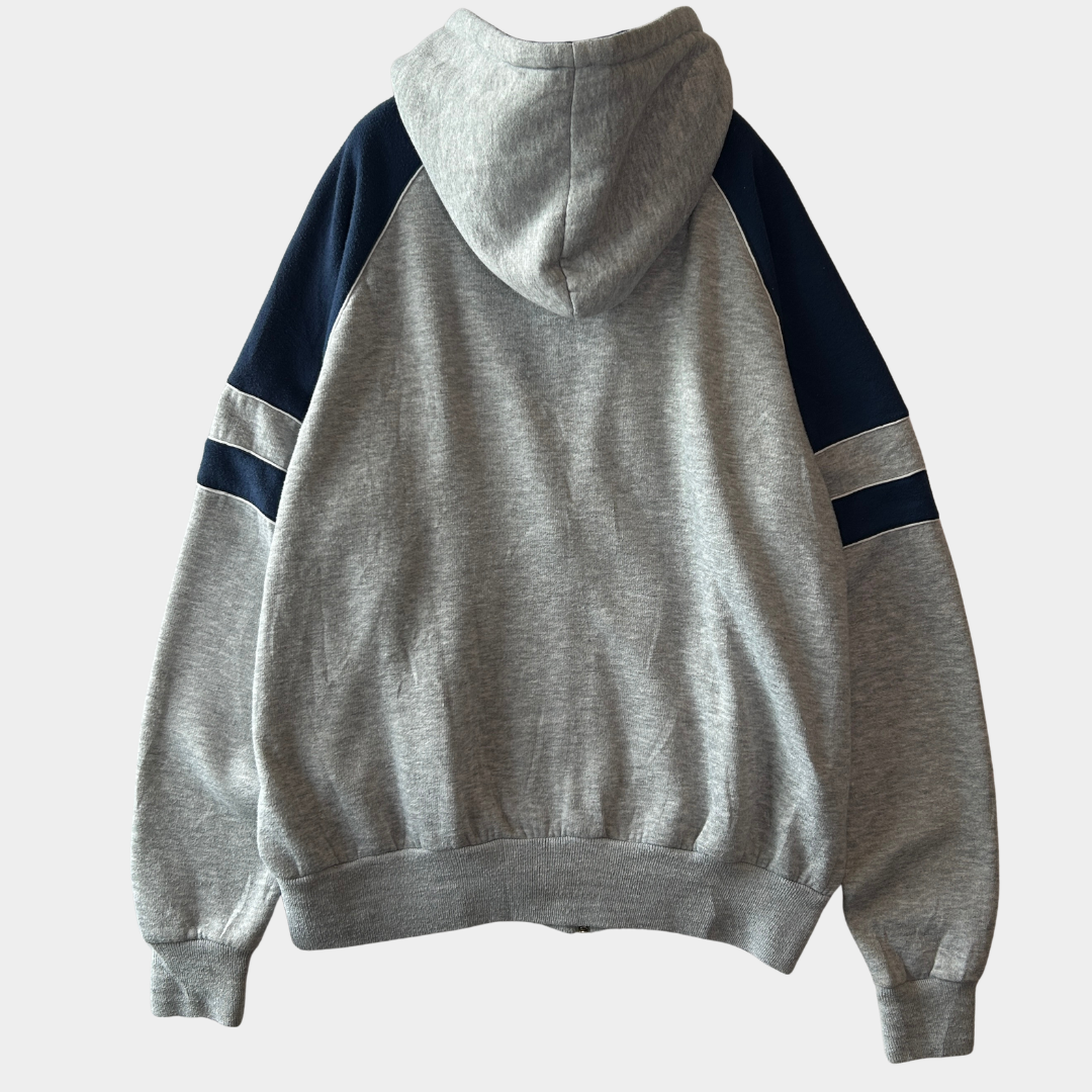 80's NIKE ジップパーカー スウェットフーディー グレー(L)/C0335S-SO