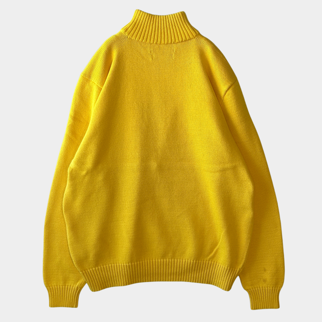 00's polo by Ralph Lauren ラルフローレン ハーフジップニット 黄 (XL)/C0325K-SO