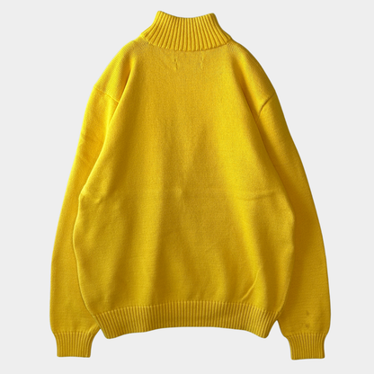 00's polo by Ralph Lauren ラルフローレン ハーフジップニット 黄 (XL)/C0325K-SO