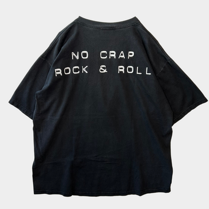 90's All Sport OZZY OSBOURN オジーオズボーン NO CRAP ROCK&ROLL Tシャツ 黒(XL)/A6523T-SO