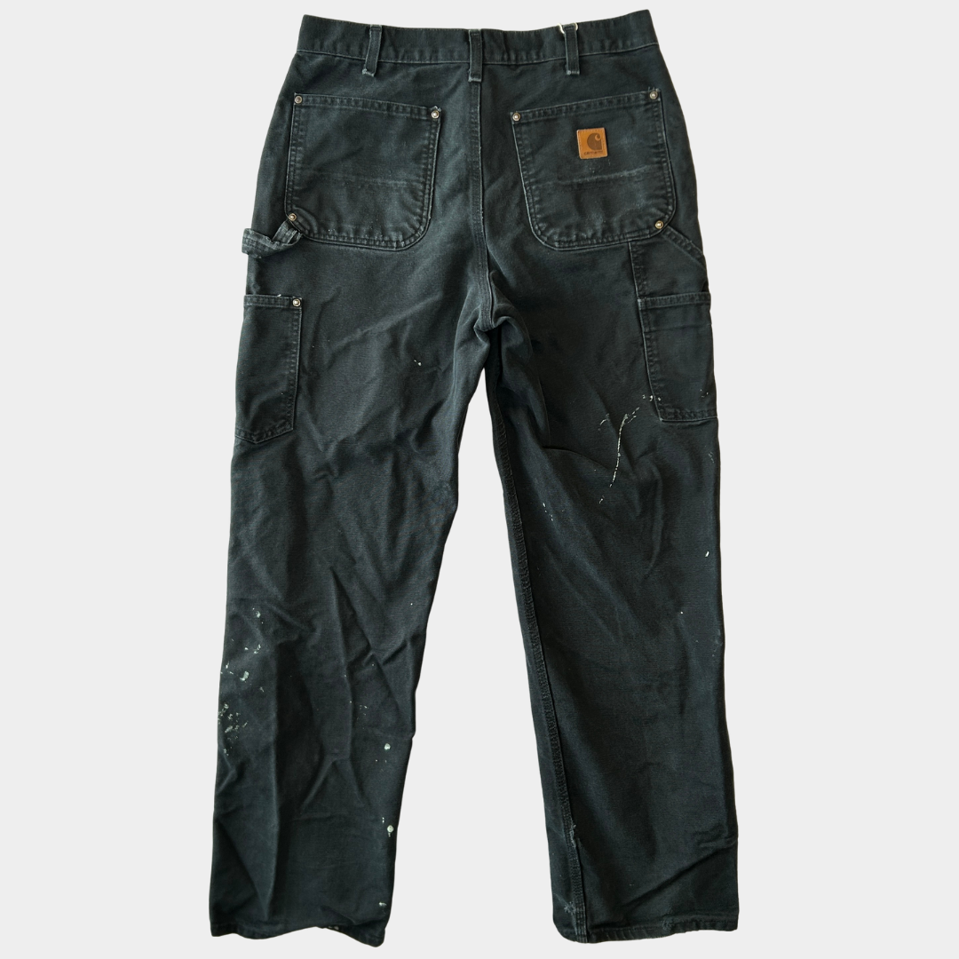 Carhartt カーハート B136 BLK ダブルニーワークパンツ Loose Fit (32×32)/B3430P-SO