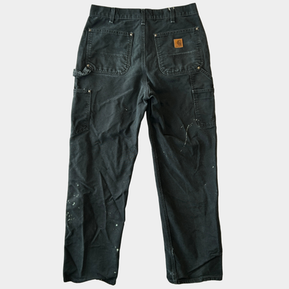 Carhartt カーハート B136 BLK ダブルニーワークパンツ Loose Fit (32×32)/B3430P-SO