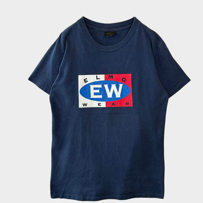 90's  Changes セサミストリート ELMO WEAR 半袖Tシャツ ネイビー M/B2743T-SO