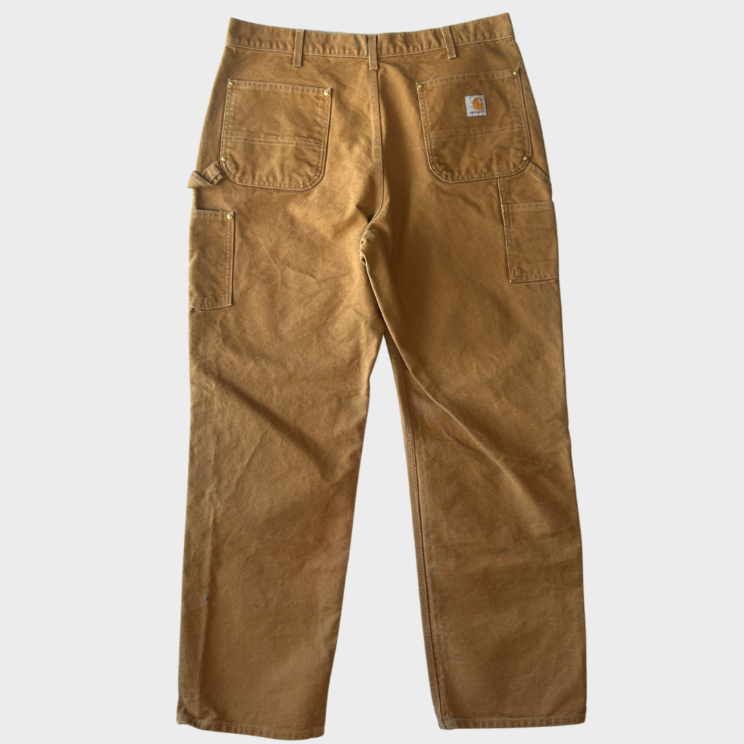 Carhartt ダブルニー BRN ブラウン(38×34)/C0454P-SO