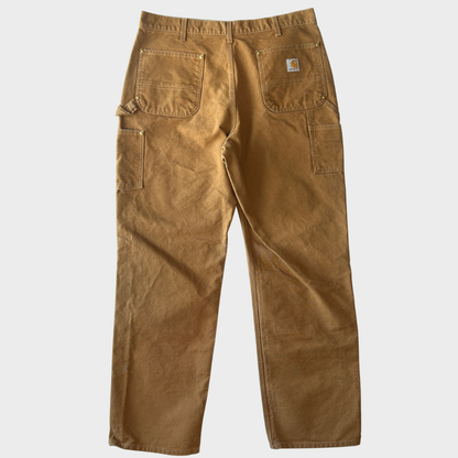 Carhartt ダブルニー BRN ブラウン(38×34)/C0454P-SO