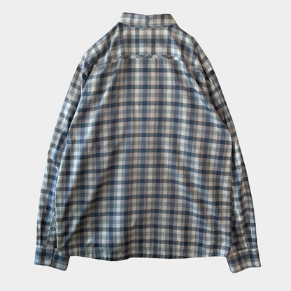 Patagonia パタゴニア ”El Ray Shirt" チェックシャツ ポリエステル/ナイロン グレー(L)/C1120SH-SO