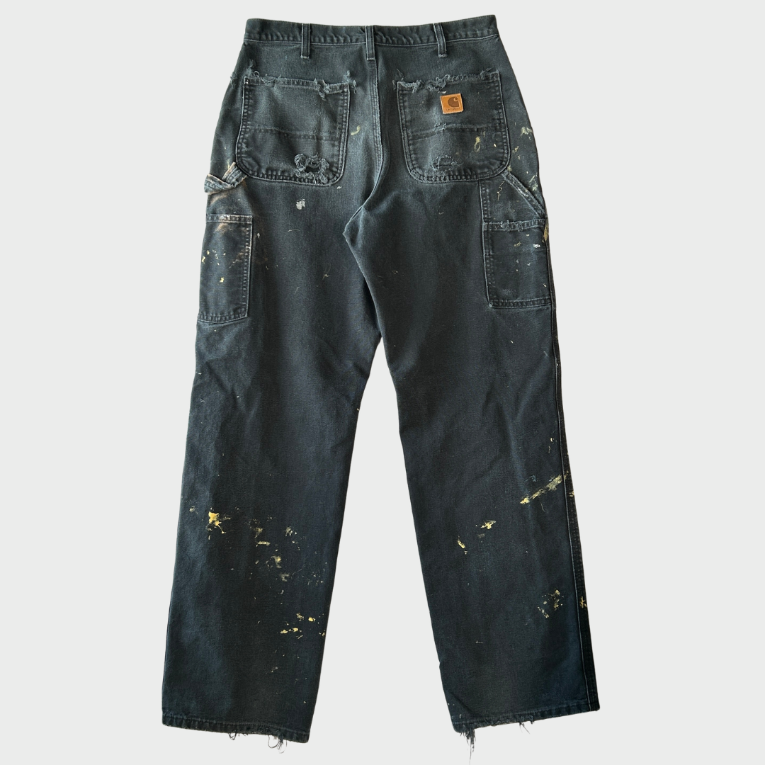 00's Carhartt カーハート ペインターパンツ 黒 (33 34)/A8934P-SO 00's Carhartt カーハート ペインターパンツ 黒 (33 34)/A8934P-SO