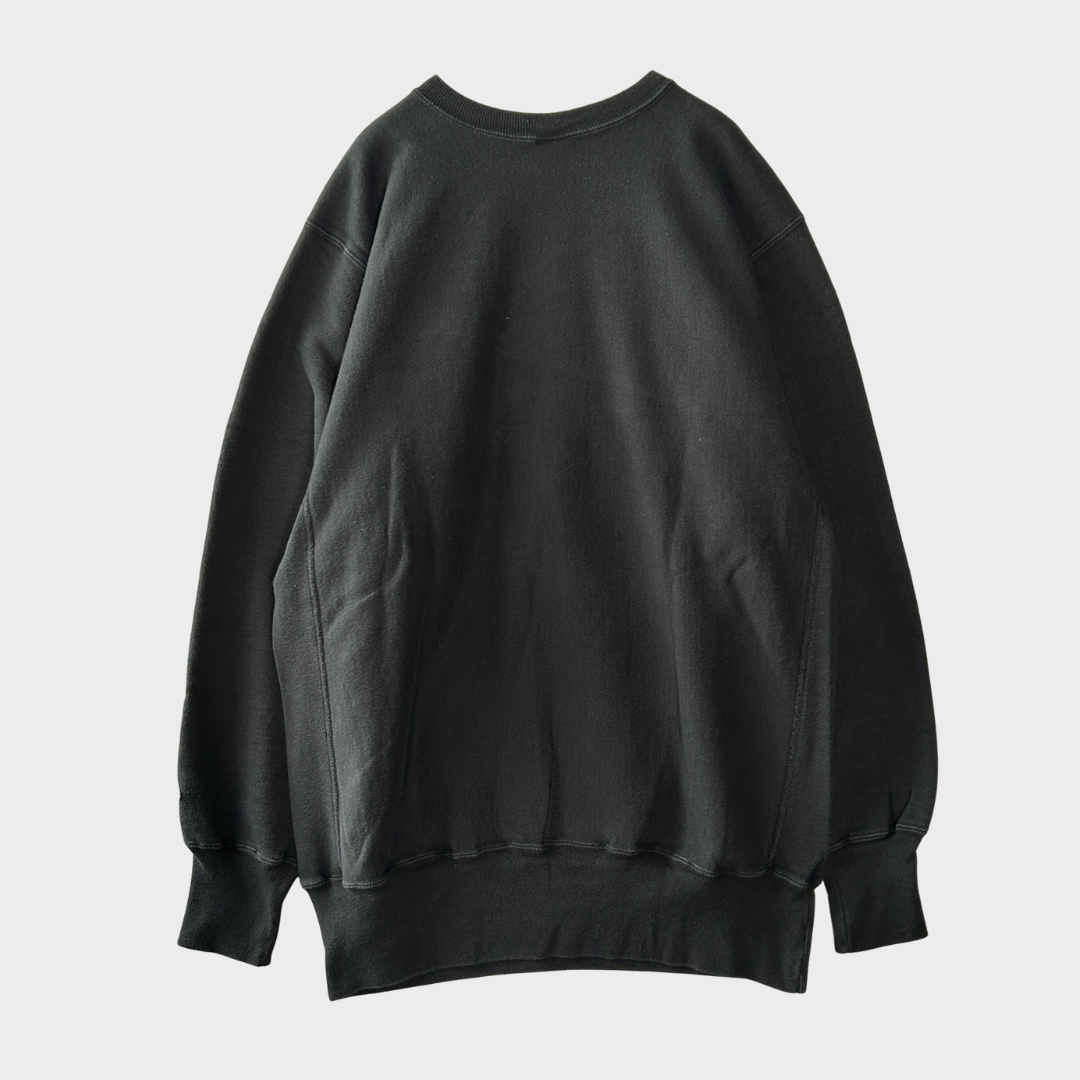 90's  Campion  REVERSE WEAVE リバースウィーブ 刺繍スウェット 黒 XXL /A7651S-SO