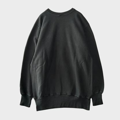 90's  Campion  REVERSE WEAVE リバースウィーブ 刺繍スウェット 黒 XXL /A7651S-SO