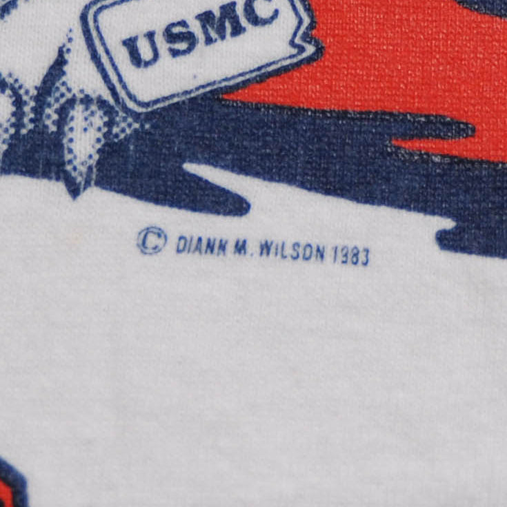 80's USMC Tシャツ (L)/A2790T-O