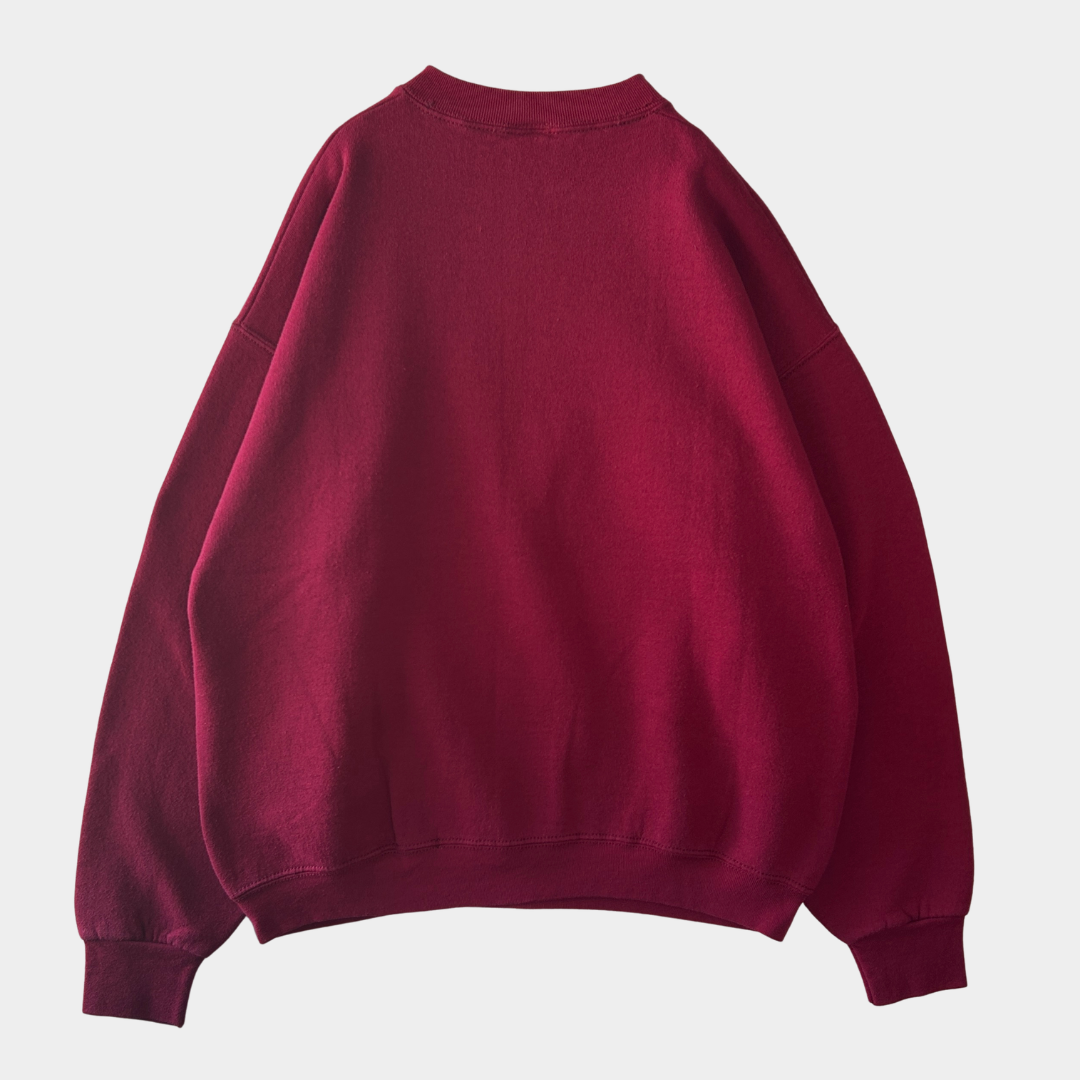 90's Mickey & Co. ミッキーマウス プリントスウェット えんじ (XL)/B3645S-SO