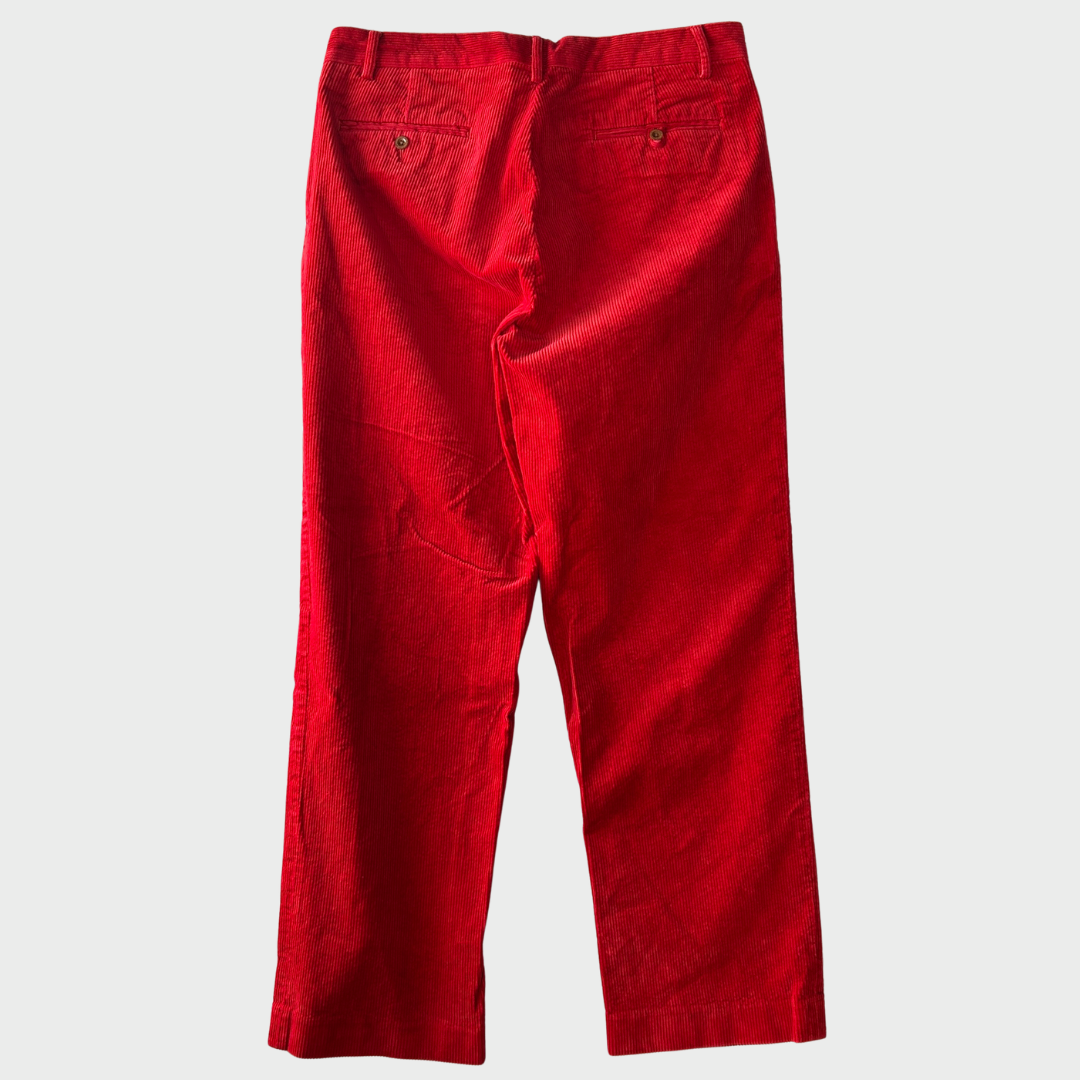 00's Ralph Lauren ラルフローレン コーデュロイパンツ 赤 (W33/30) /A9638P-SO