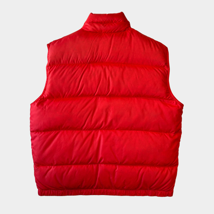 90's CAMP7 ダウンベスト Goose down レッド(L)/C0255V-SO