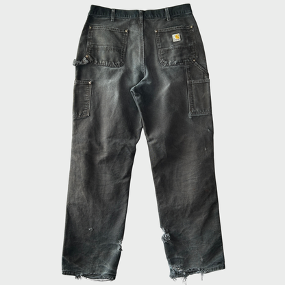 00's Carhartt カーハート ダブルニー ブラック (36×34)/A8364P-SO