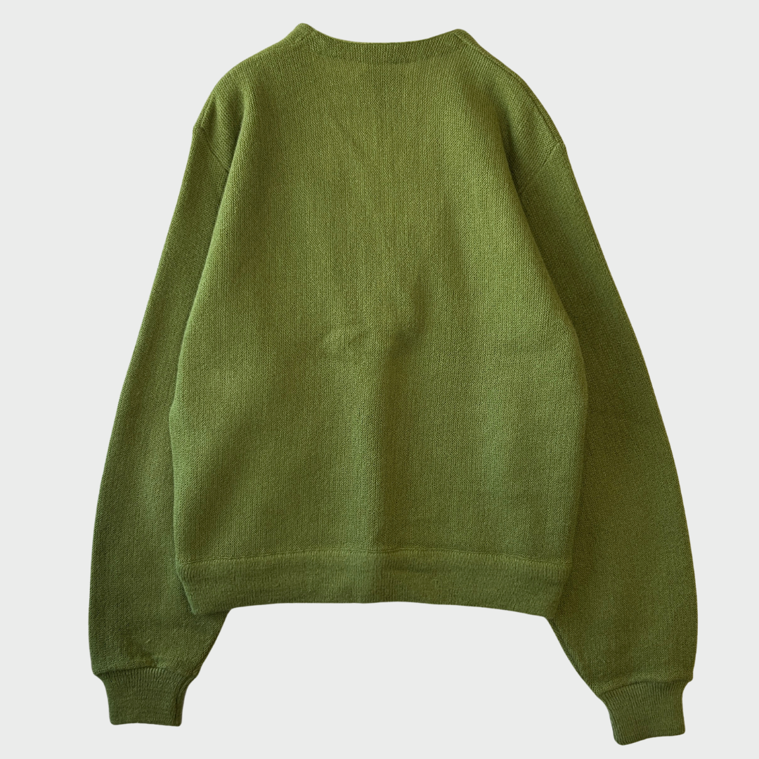 60's Sears モヘアカーディガン グリーン (M)/A8196K-SO