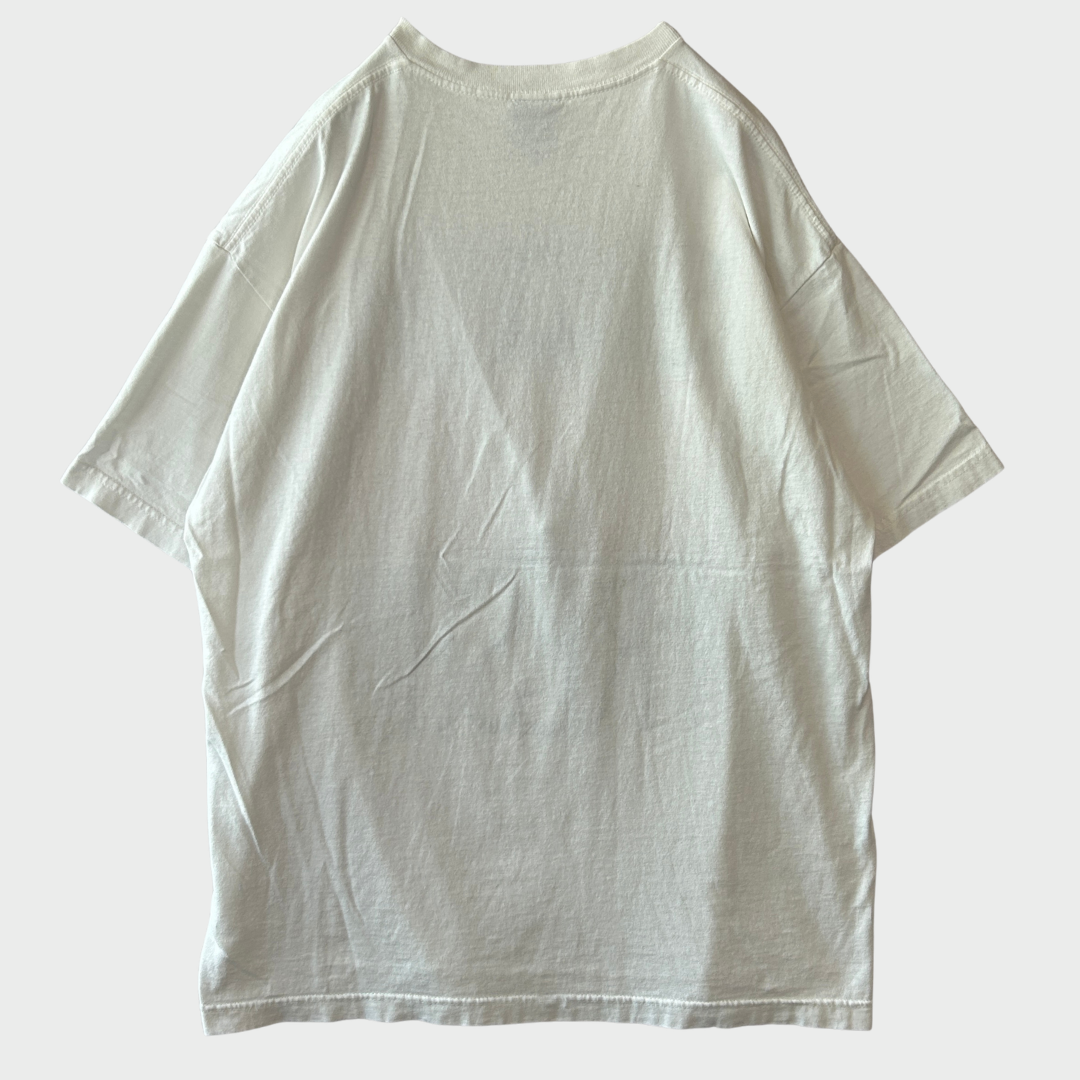 00's Stussy ステューシー ”Rock It Fresh” プリントTシャツ 白 (XL)/C0436T-SO