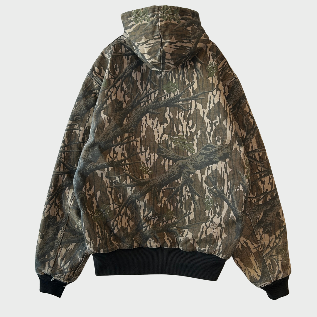 90's Carhartt カーハート アクティブジャケット リアルツリー柄 (M)/B4283J-SO
