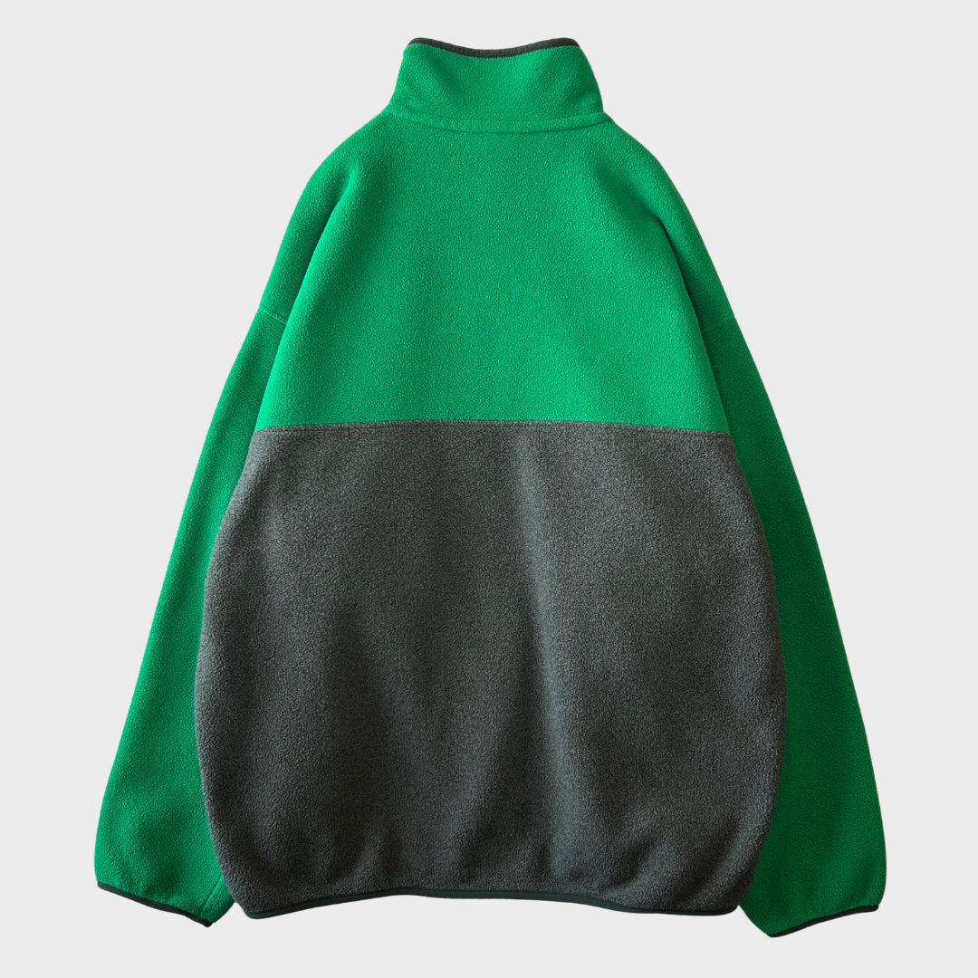 FA14 Patagonia パタゴニア スナップT シンチラ フリース グリーン ダークグレー (L) /C0224F-SO