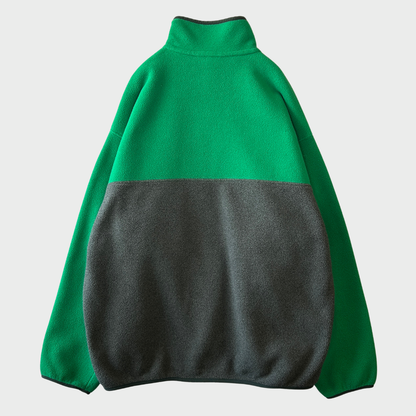 FA14 Patagonia パタゴニア スナップT シンチラ フリース グリーン ダークグレー (L) /C0224F-SO