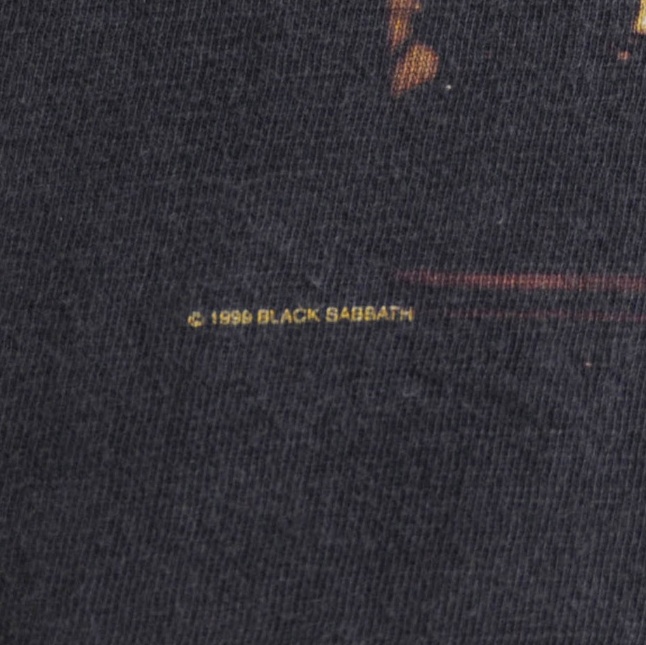 90's Black Sabbath バンドTシャツ 黒(L)/A3583T-SO
