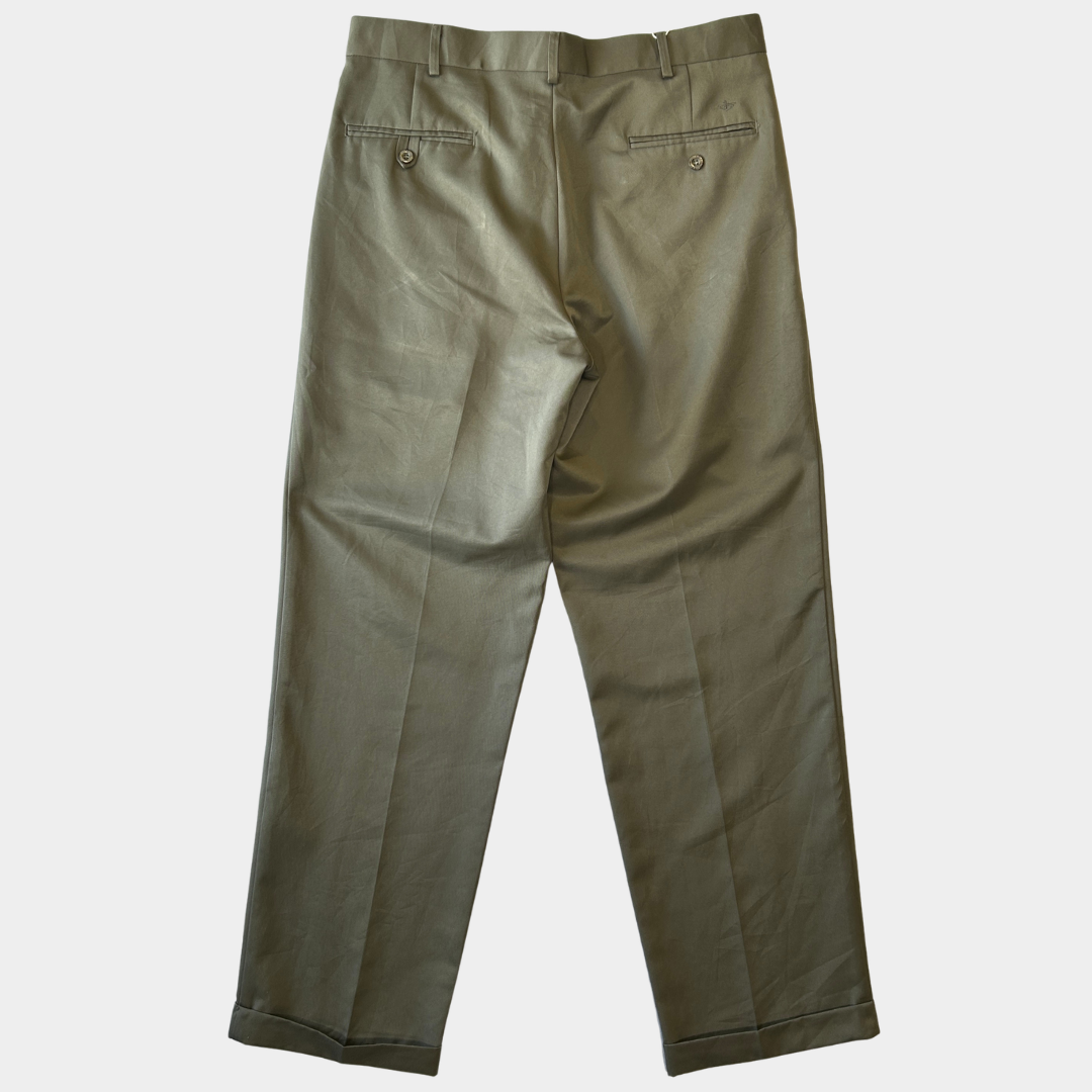 00's Dockers ドッカーズ ２タック スラックス リーバイス オリーブ(34×32)/A9072P-SO