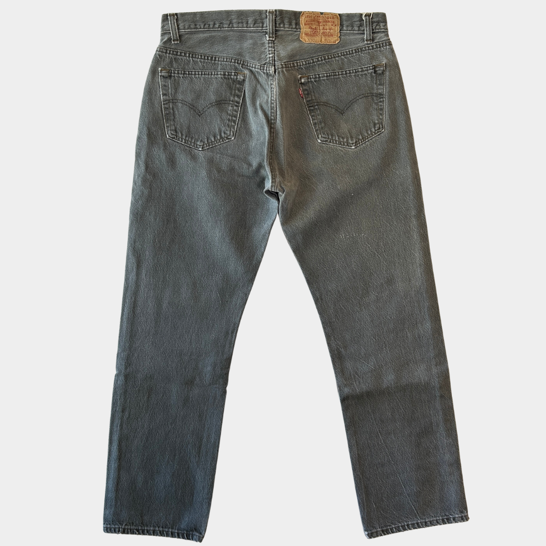 80's Levi's 501-0568 先染め ブラックデニム USA製 表記W36L30/A9143P-SO
