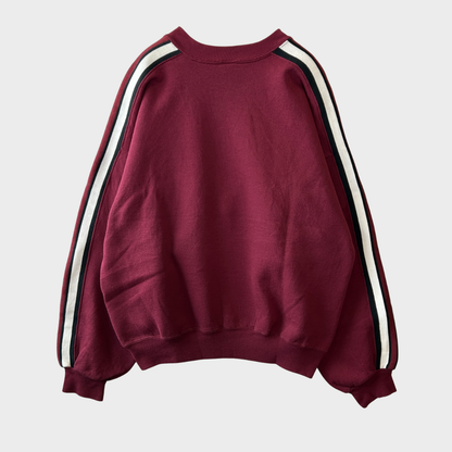 90s Russell Athletic ラッセル 袖ライン ブランクスウェット ボルドー(L)/A5254S-SO