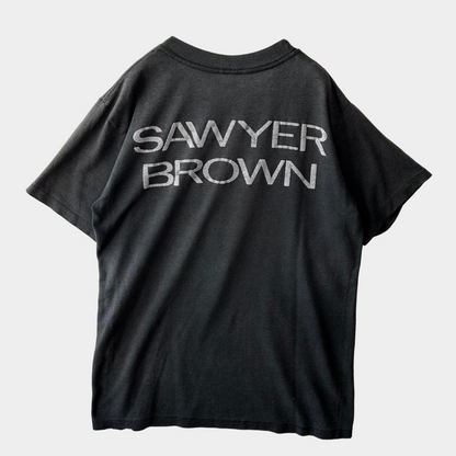 80's SAWYER BROWN ソーヤー・ブラウン ”THE WALK" バンドTシャツ 黒(M)A2822T-SO