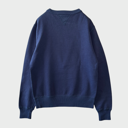 00's Ralph Lauren ラルフローレン "POLOワッペン" 両Vスウェット 紺 (S)B0401S-SO