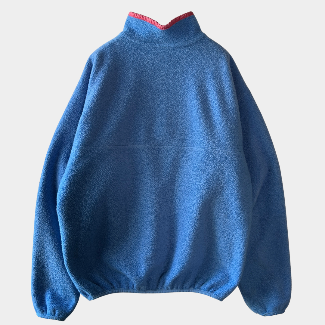 80's~ Patagonia パタゴニア シンチラ スナップT プルオーバー フリース ブルー系 (レディース12)/C1851F-SO