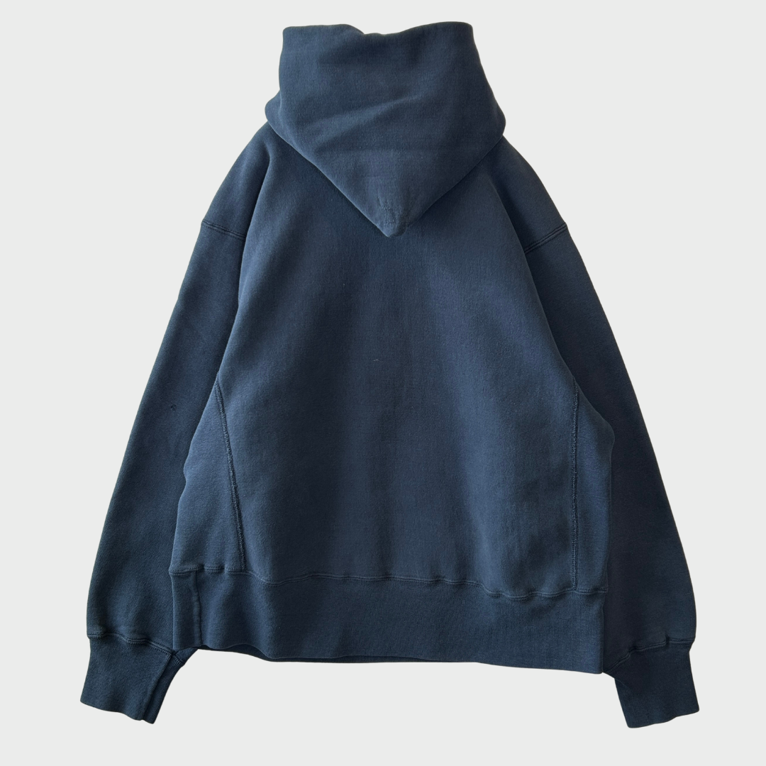 80's Champion チャンピオン Reverse Weave リバースウィーブ 目無しスウェットフーディー パーカー ネイビー (M) /A5880R-SO