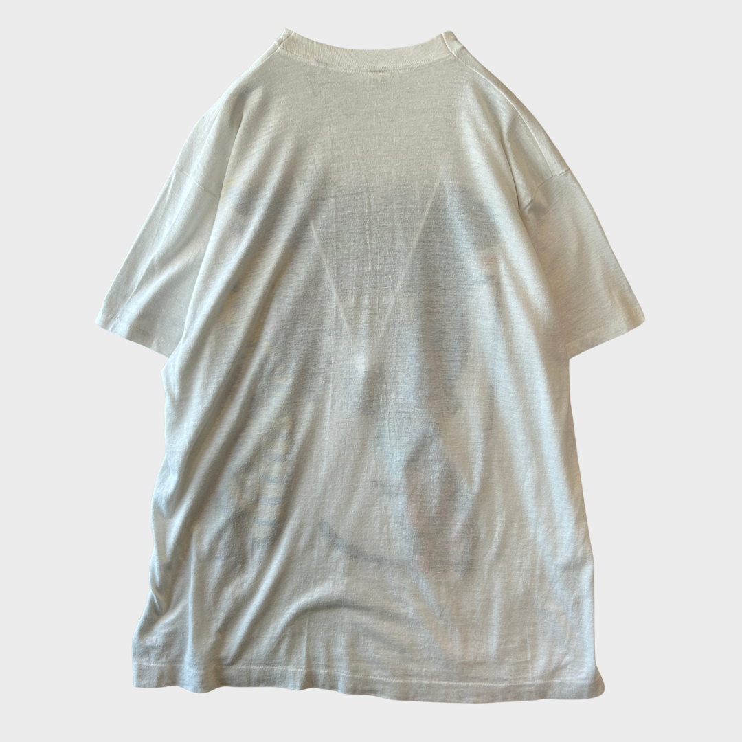 90's "SAVE ME" アートTシャツ 白(サイズ不明)/B2194T-SO