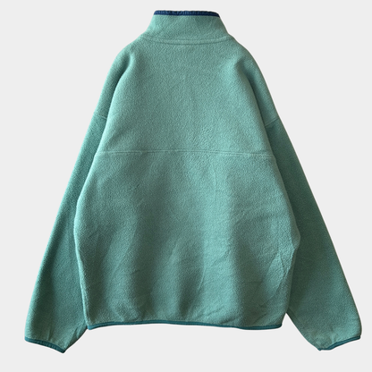 90's Patagonia パタゴニア スナップT フリースプルオーバー Sea Green/Ink Blue (M)/C0213F-SO