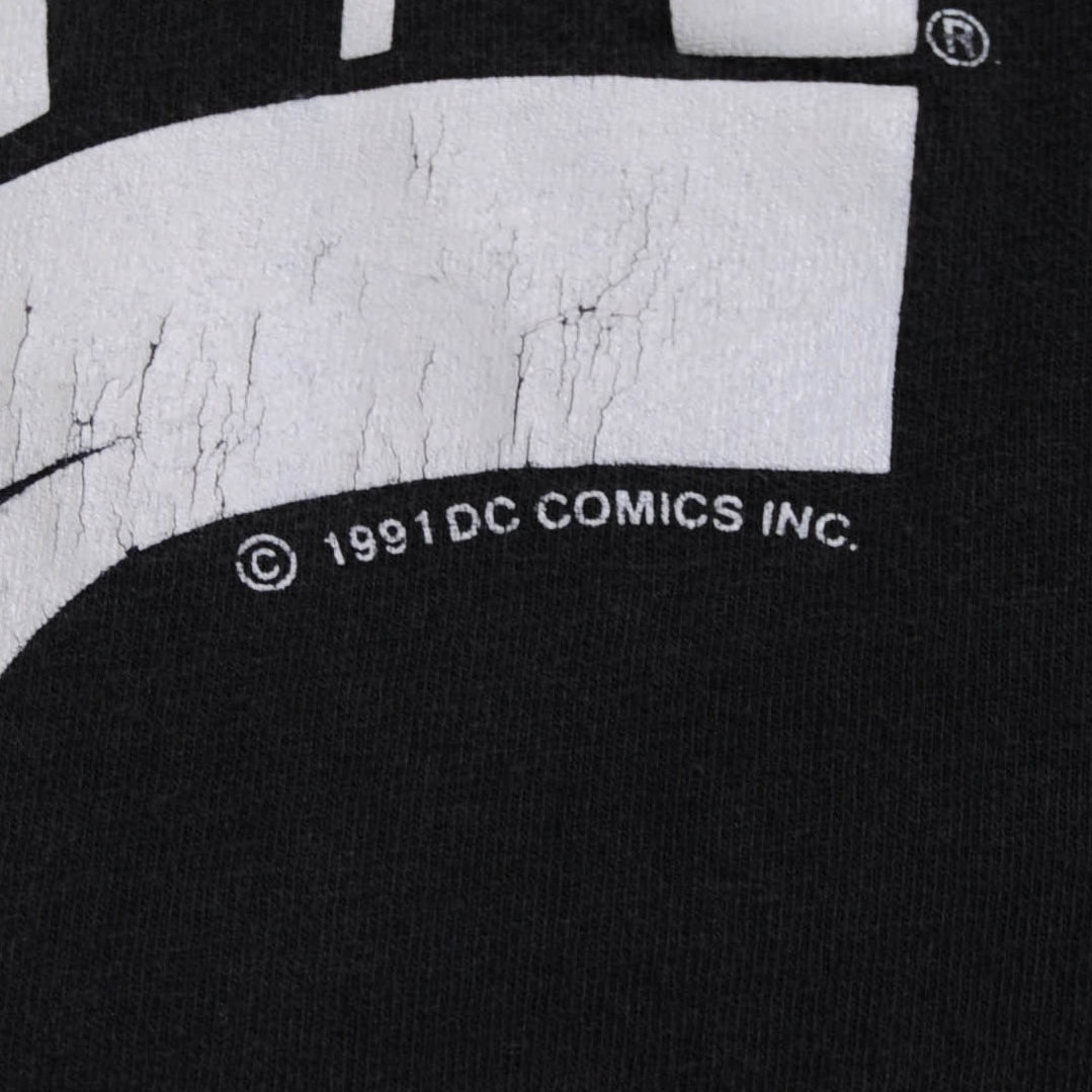 90's BATMAN DC COMICS INC キャラクターTシャツ 黒 (XL)/A2325T-SO