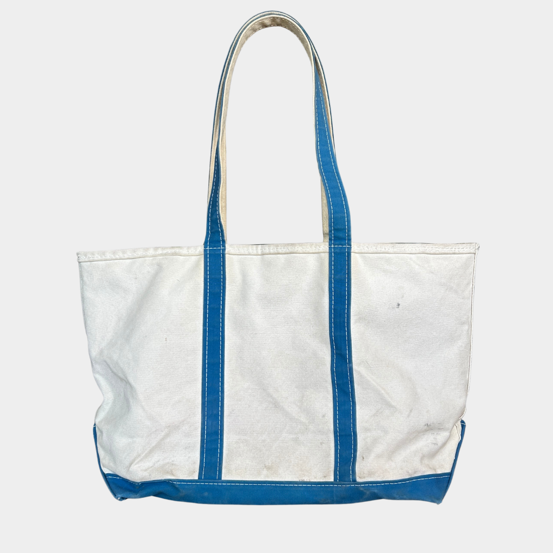 L.L.Bean Boat&Tote キャンバストートバッグ ジップトップ ロングハンドル /A9774AC-SO