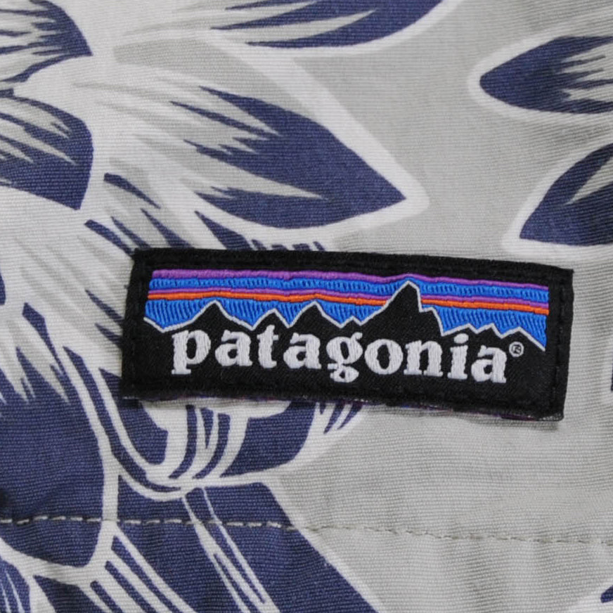 SP18 Patagonia バギーズショーツ 花柄グレー(XL)/A3669P-SO