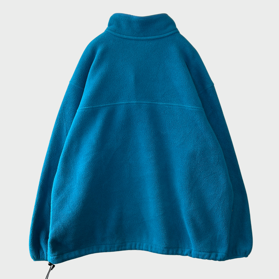 90's L.L.Bean スナップTタイプ フリース ターコイズブルー (XL)/B3241F-SO