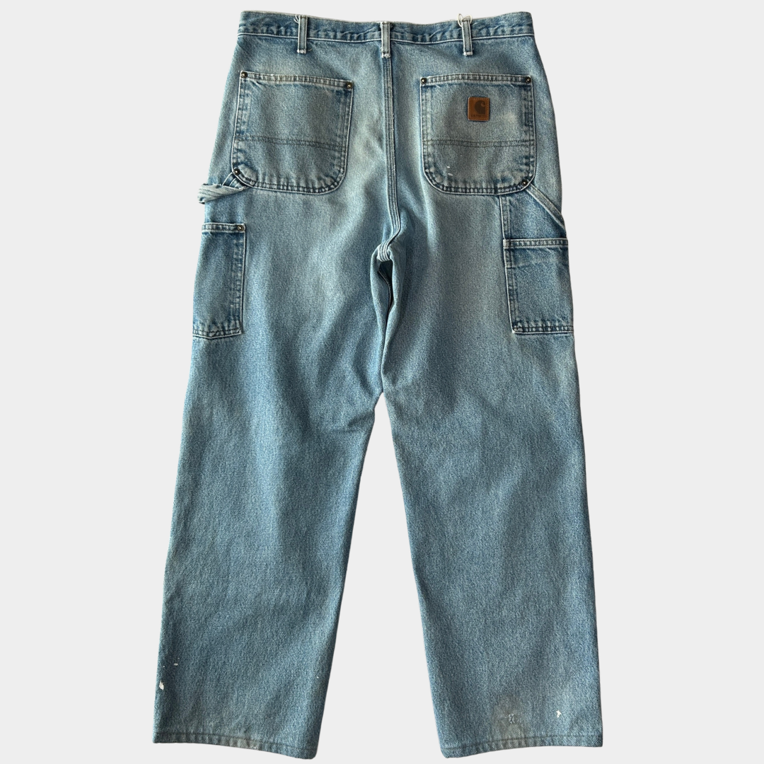 00's Carhartt カーハート ダブルニー デニムペインターパンツ B73 DST (34×34)/C0452P-SO