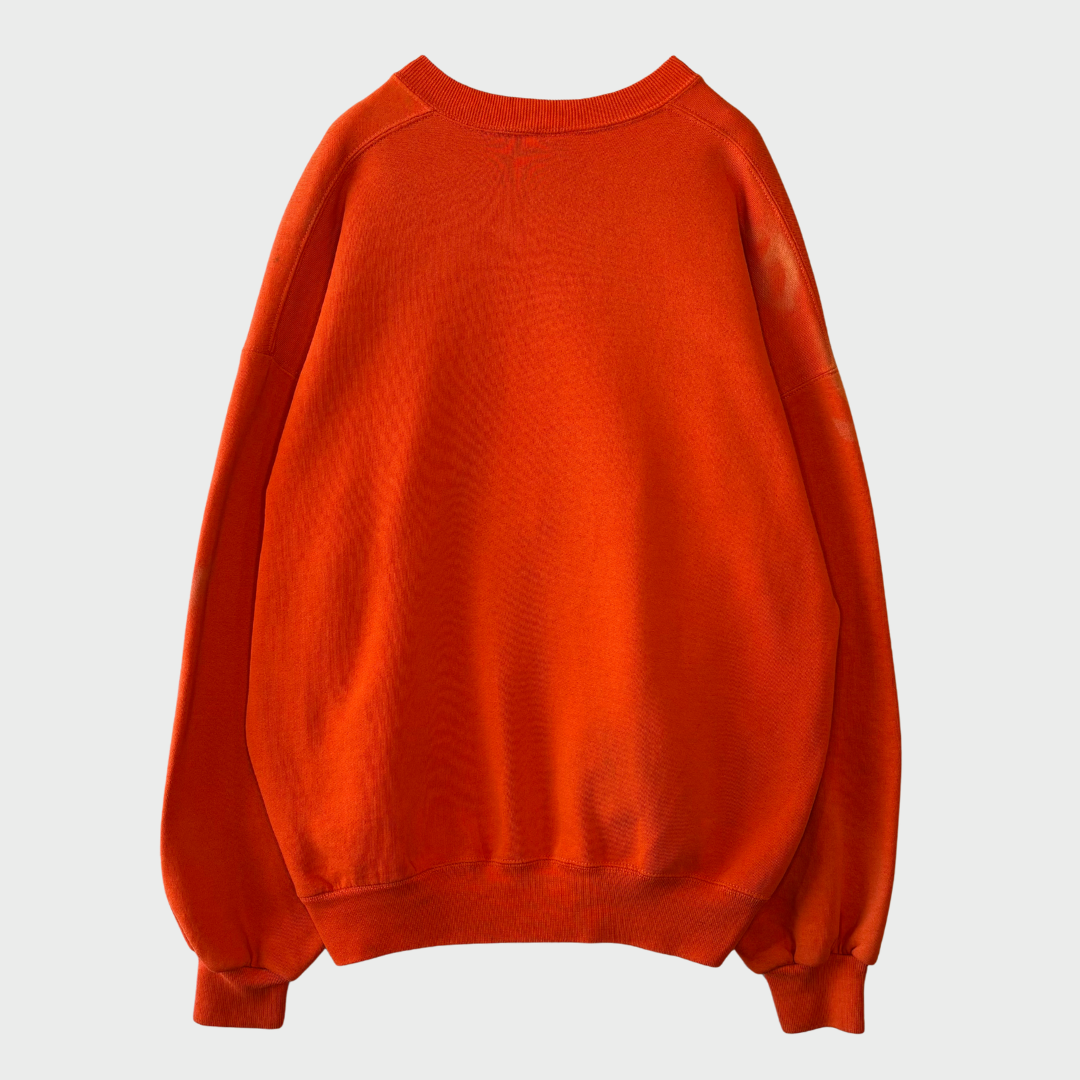 90's Russell Athletic Buffalo State カレッジスウェット オレンジ (XL)/A8843S-SO