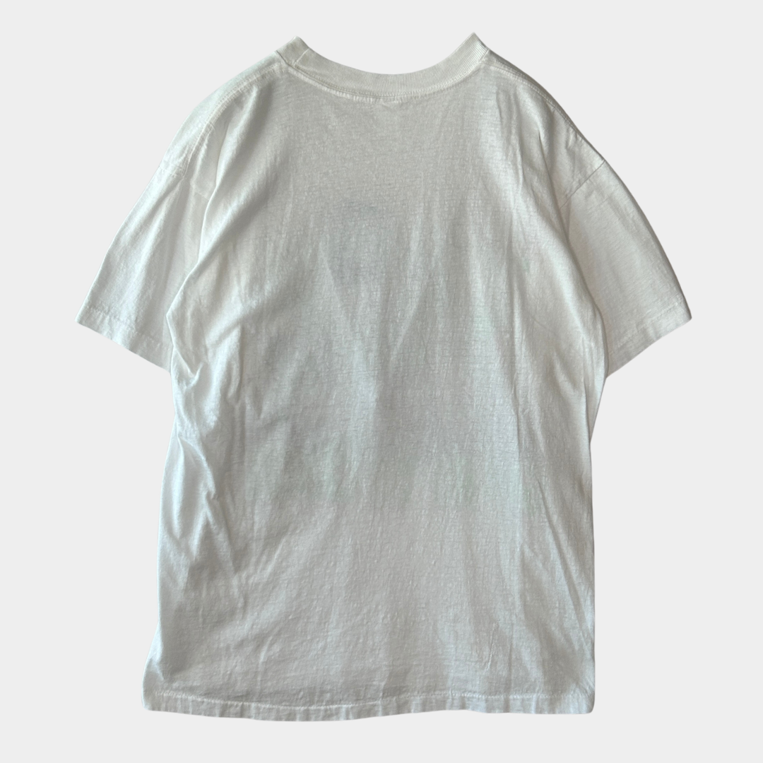 80~90's ETC ミュータントタートルズ キャラクターTシャツ 白 (L)/C1009T-SO
